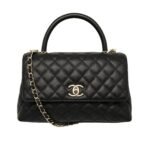 CHANEL LARGE FLAP BAG WITH TOP HANDLE