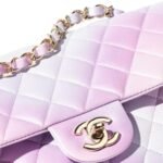 CHANEL CLASSIC 11.12 HANDBAG PURPLE,BLUE & PINK