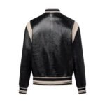 LOUIS VUITON GRAPHIC LEATHER VARSITY JACKET
