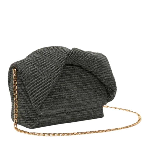 JWA LARGE TWISTER - RAFFIA TOP HANDLE BAG