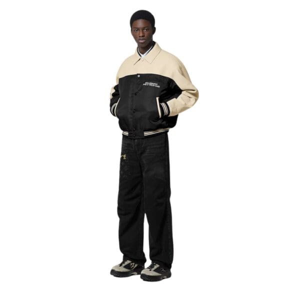 LOUIS VUITON LEATHER AND NYLON BLOUSON