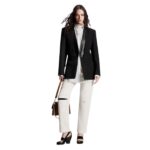 LOUIS VUITON LEATHER LAPEL BLAZER