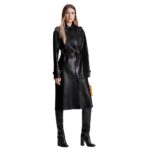 LOUIS VUITTON NAPPA LEATHER TRENCH COAT