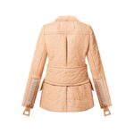 LOUIS VUITTON TEXTURED LEATHER PEACOAT