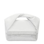 JWA SMALL TWISTER - LEATHER TOP HANDLE BAG WITH CRYSTALS