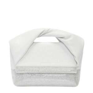 JWA SMALL TWISTER - LEATHER TOP HANDLE BAG WITH CRYSTALS