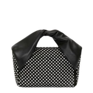 JWA MEDIUM TWISTER - LEATHER TOP HANDLE BAG WITH CRYSTAL