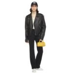 MCM Small Ella Boston Bag in Maxi Monogram Leather Yellow|Old Gold