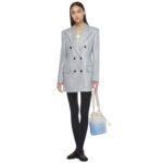 MCM MEDIUM DESSAU DRAWSTRING BAG IN GRADATION MONOGRAM LEATHER BLUE