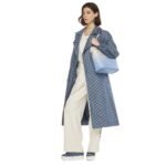 MCM SMALL LIZ SHOPPER IN GRADATION MONOGRAM LEATHER BLUE