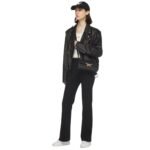 MCM SMALL HIMMEL SHOULDER BAG IN SPANISH CALF LEATHER BLACK