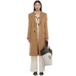 MCM LARGE HIMMEL TOTE IN CANVAS LEATHER MIX BLACK