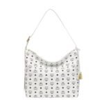 MCM LARGE AREN HOBO IN VISETOS WHITE
