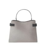 BRUNELLO CUCINELLI SUEDE BAG WITH PRECIOUS BANDS
