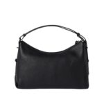 BRUNELLO CUCINELLI TEXTURE CALFSKIN HOBO BAG WITH MONILI