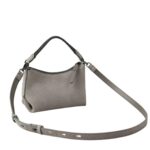 BRUNELLO CUCINELLI SUEDE BAG WITH PRECIOUS BRAIDED HANDLE