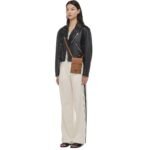 MCM MINI HIMMEL CROSSBODY POUCH IN LAURETOS COGNAC