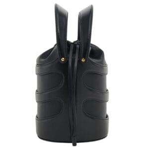 ALEXANDER MCQUEEN WOMEN’S THE RISE BUCKET IN BLACK