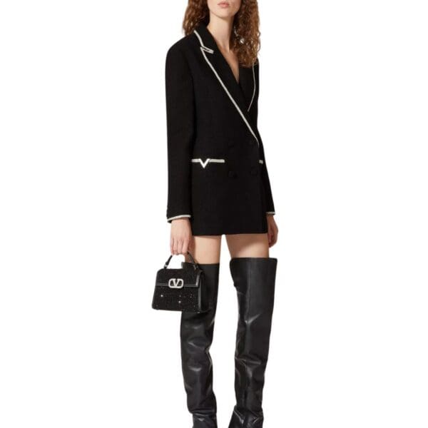VALENTINO GARAVANI MINI VSLING TWEED HANDBAG