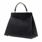 MAISON MARGIELA SNATCHED LEATHER TOTE BAG