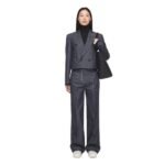 MCM MINI TONI TOP-ZIP SHOPPER IN VISETOS BLACK