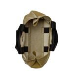 MCM X-LARGE REVERSIBLE DIAMOND TOTE IN CANVAS LEATHER MIX BEIGE