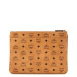 MCM MEDIUM CROSSBODY POUCH IN VISETOS ORIGINAL COGNAC