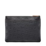 MCM MEDIUM AREN CROSSBODY POUCH IN MONOGRAM LEATHER BLACK