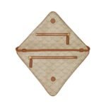 MCM HIMMEL TRIANGLE POUCH IN LAURETOS BEIGE