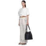 MCM LARGE DESSAU DRAWSTRING BAG IN VISETOS BLACK