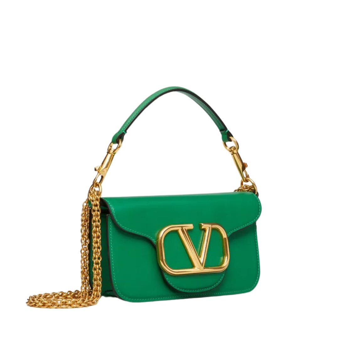 VALENTINO GARAVANI LOCÒ SMALL SHOULDER BAG IN CALFSKIN