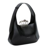 Alexander McQueen Women's the jewelled hobo Bag in black.