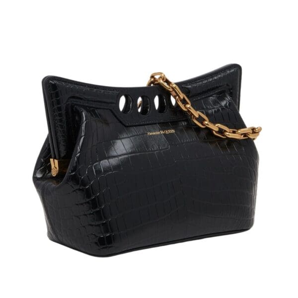 ALEXANDER MCQUEEN WOMEN'S THE PEAK BAG SMALL IN BLACK - Image 2