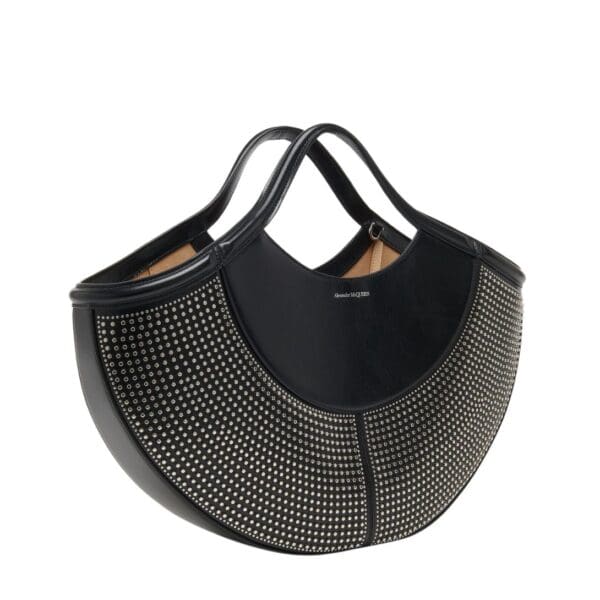 ALEXANDER MCQUEEN WOMEN'S THE COVE BAG IN BLACK - Image 2