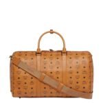 MCM OTTOMAR WEEKENDER BAG IN VISETOS COGNAC