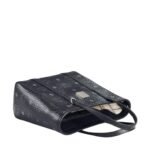 MCM MINI TONI TOP-ZIP SHOPPER IN VISETOS BLACK