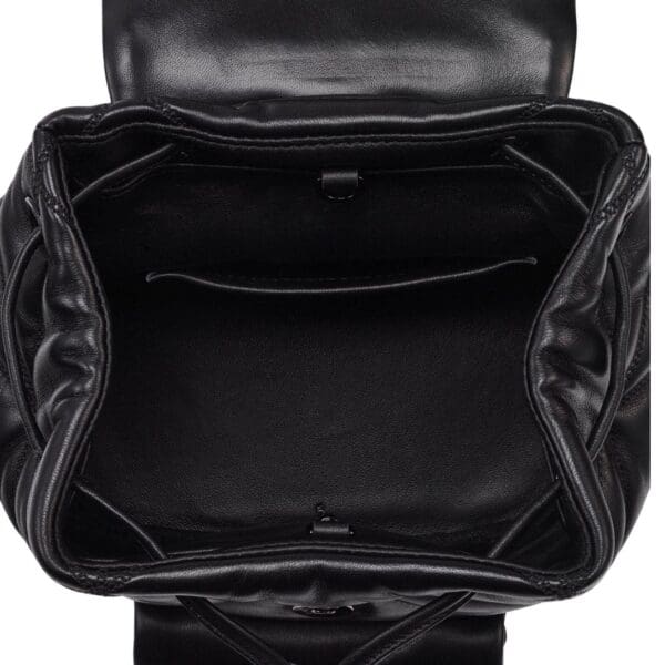 MCM MINI TRAVIA BACKPACK IN CLOUD QUILTED LAMB LEATHER BLACK