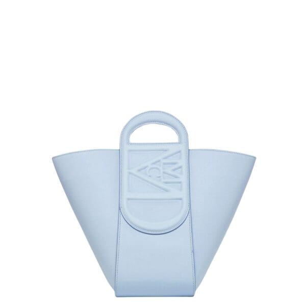 MCM LARGE MODE TRAVIA TOTE IN SPANISH NAPPA LEATHER BLUE