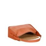 MCM MEDIUM AREN FLAP HOBO IN EMBOSSED MONOGRAM LEATHER BROWN