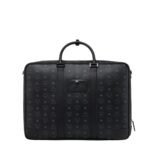 MCM LARGE OTTOMAR SUITCASE IN VISETOS BLACK