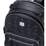 MCM SMALL STARK BACKPACK IN VISETOS BLACK