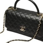CHANEL LARGE FLAP BAG WITH TOP HANDLE