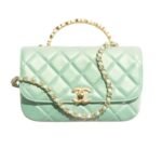 CHANELMINI FLAP BAG WITH TOP HANDLE