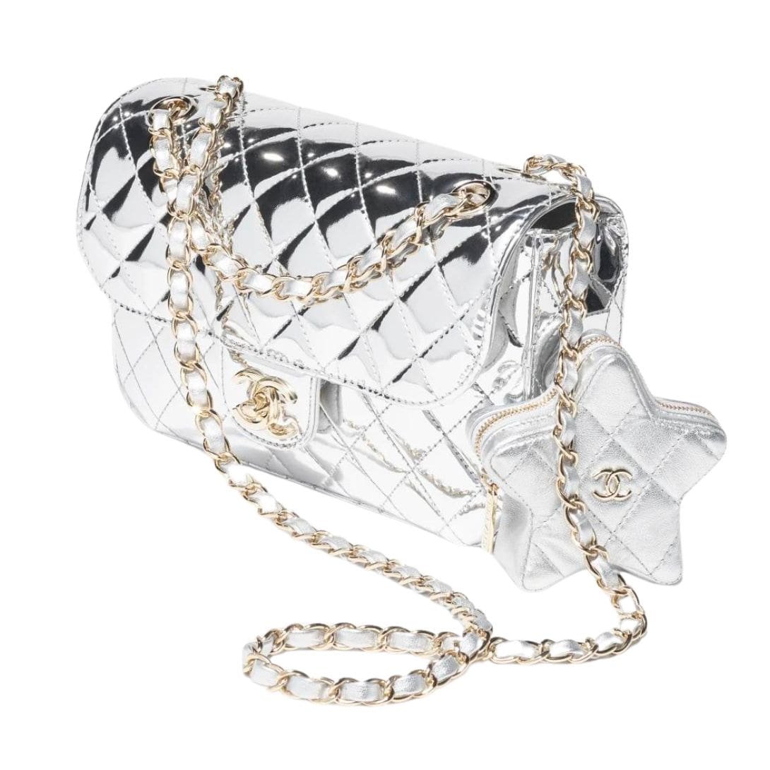 "Discover timeless elegance with Chanel's iconic Flap Bag & Star Coin Purse. Elevate your style with luxury craftsmanship and Parisian chic. Shop now!"