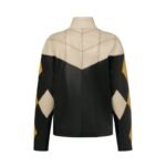 LOUIS VUITON HARLEQUIN SLEEVE LEATHER JACKET