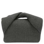 JWA LARGE TWISTER - RAFFIA TOP HANDLE BAG