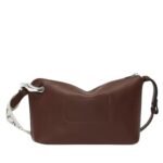 SMALL JWA CORNER BAG - LEATHER CROSSBODY BAG