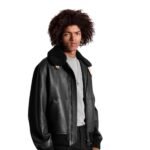 LOUIS VUITON LEATHER AVIATOR JACKET
