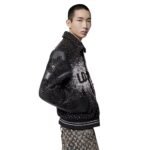 LOUIS VUITTON MADE TO ORDER EMBROIDERED VARSITY BLOUSON