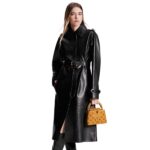 LOUIS VUITTON NAPPA LEATHER TRENCH COAT